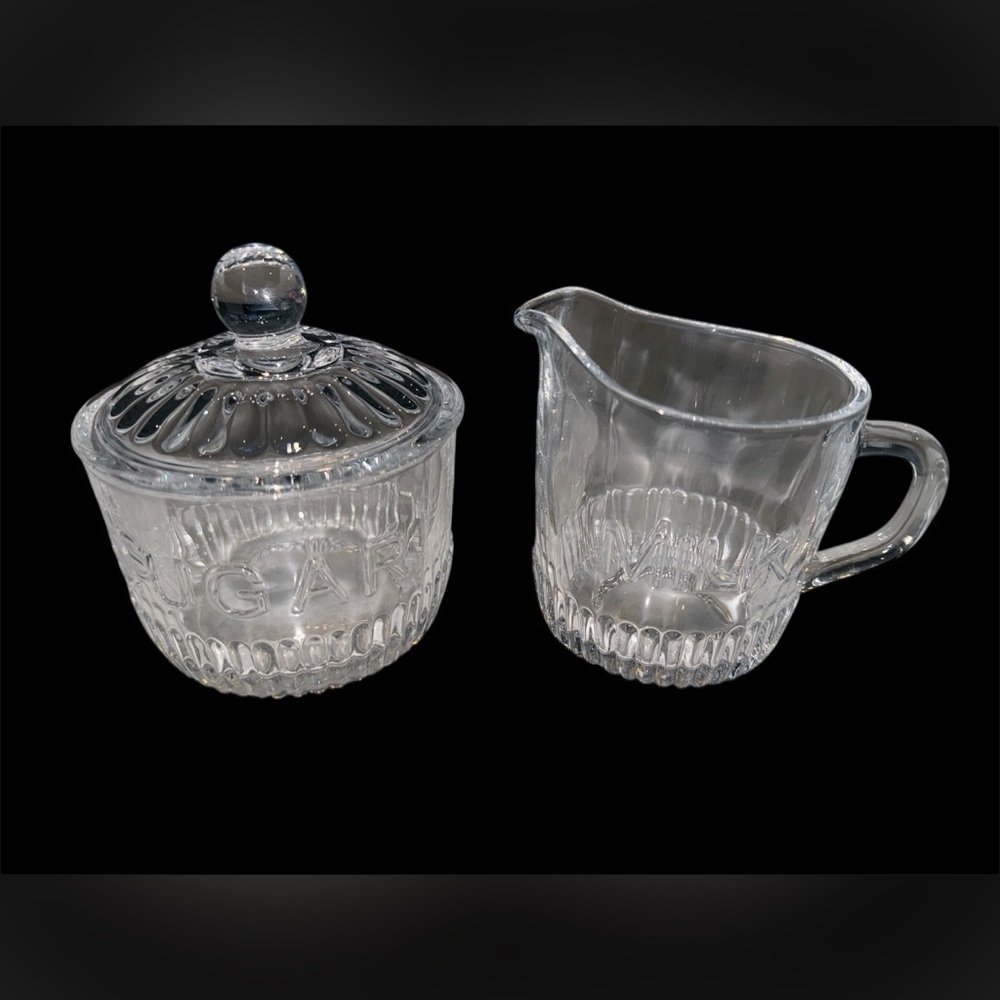 Fitz& Floyd Everyday White Bistro Sugar and Creamer Set